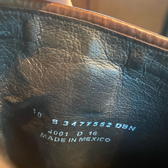 GUC Frye Veronica Back-Zip Tall Moto Boot Maple Brown Leather size 10 - Picture 12 of 12